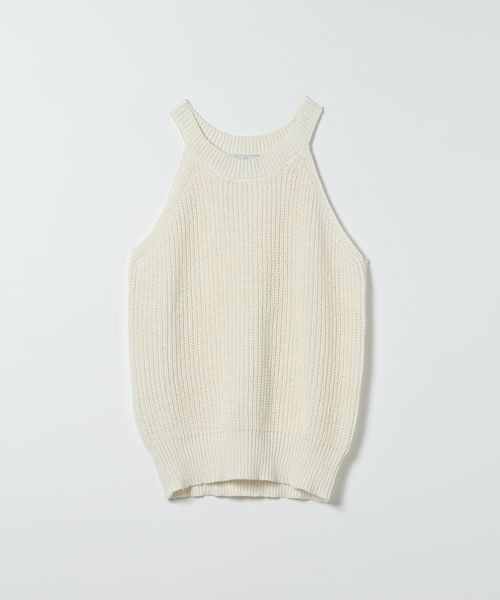 JEANASIS（ジーナシス）の「カタアゼニットアメスリタンク/669756（タンクトップ・レディース・オフホワイト/ミント/ブラック・FREE）」の2枚目の写真