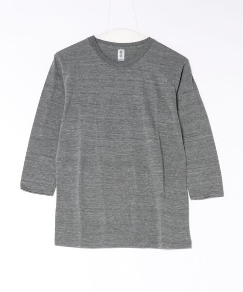 TONE SELECT WEAR（トーンセレクトウェア）の「TRUSS(トラス)　　4.4oz トライブレンド 3/4スリーブTシャツ (TBL-118)（Tシャツ/カットソー・メンズ・オフホワイト/ブラック系その他/パープル系その他/ブラウン系その他/ピンク系その他/グリーン系その他/ブルー系その他/グレー系その他・X-LARGE/MEDIUM/SMALL/LARGE）」の2枚目の写真