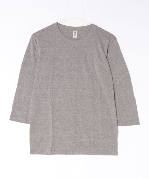 TONE SELECT WEAR（トーンセレクトウェア）の「TRUSS(トラス)　　4.4oz トライブレンド 3/4スリーブTシャツ (TBL-118)（Tシャツ/カットソー・メンズ・オフホワイト/ブラック系その他/パープル系その他/ブラウン系その他/ピンク系その他/グリーン系その他/ブルー系その他/グレー系その他・X-LARGE/MEDIUM/SMALL/LARGE）」の4枚目の写真