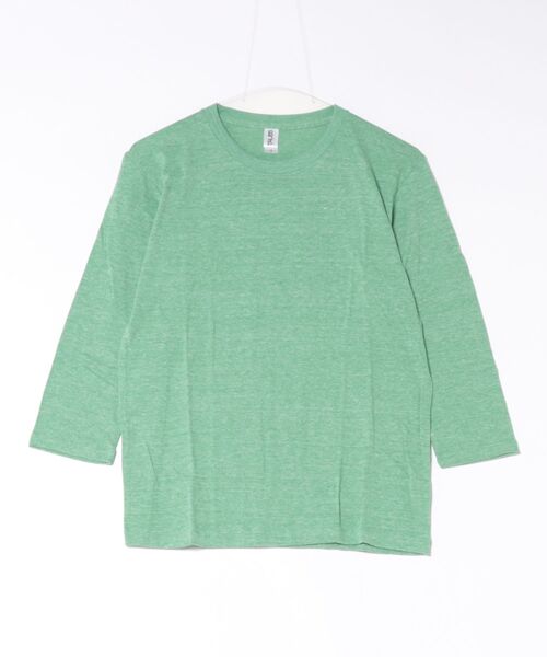 TONE SELECT WEAR（トーンセレクトウェア）の「TRUSS(トラス)　　4.4oz トライブレンド 3/4スリーブTシャツ (TBL-118)（Tシャツ/カットソー・メンズ・オフホワイト/ブラック系その他/パープル系その他/ブラウン系その他/ピンク系その他/グリーン系その他/ブルー系その他/グレー系その他・X-LARGE/MEDIUM/SMALL/LARGE）」の5枚目の写真
