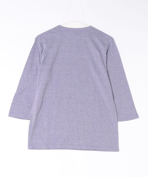 TONE SELECT WEAR（トーンセレクトウェア）の「TRUSS(トラス)　　4.4oz トライブレンド 3/4スリーブTシャツ (TBL-118)（Tシャツ/カットソー・メンズ・オフホワイト/ブラック系その他/パープル系その他/ブラウン系その他/ピンク系その他/グリーン系その他/ブルー系その他/グレー系その他・X-LARGE/MEDIUM/SMALL/LARGE）」の9枚目の写真