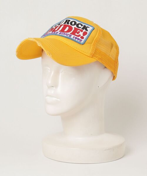 ☆激レア品！！DSQUARED2イエロー レーシングキャップ ブランド古着】メッシュキャップ（キャップ）｜DSQUARED2（ディー