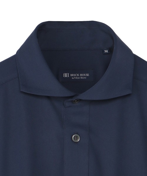 TOKYO SHIRTS(トウキョウシャツ)の「ビズポロ コンフォートドライ 半袖ポロシャツ(ポロシャツ・メンズ・ネイビー・S/L/LL)」の2枚目の写真