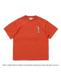 ノーブランド ウォーリーをさがせ! フロントグラフィックTシャツ(ウォーリー・ウーフ)