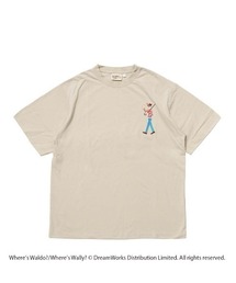 ノーブランド  ウォーリーをさがせ! フロントグラフィックTシャツ(ウォーリー・ウーフ)