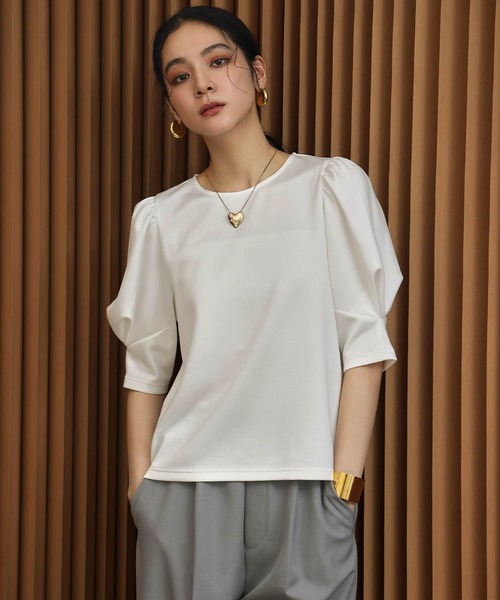 2026SS】ダンボールタックスリーブ半袖カットソー 洗える（Tシャツ
