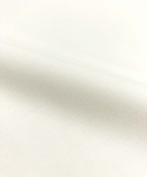 ELFRANK(エルフランク)の「ダンボールタックスリーブ半袖カットソー 洗える(Tシャツ/カットソー・レディース・ブラック/オフホワイト/イエロー・M/L)」の12枚目の写真
