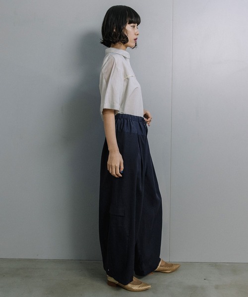 MARECHAL TERRE(マルシャルテル)の「コクーンパンツ(その他パンツ・レディース・ネイビー/カーキ/グレイッシュベージュ/ブラック・MEDIUM)」の18枚目の写真
