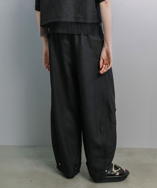 MARECHAL TERRE(マルシャルテル)の「コクーンパンツ(その他パンツ・レディース・ネイビー/カーキ/グレイッシュベージュ/ブラック・MEDIUM)」の10枚目の写真