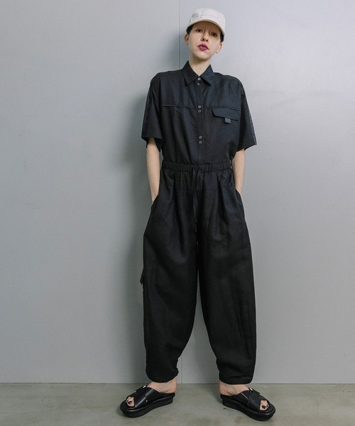 MARECHAL TERRE(マルシャルテル)の「コクーンパンツ(その他パンツ・レディース・ネイビー/カーキ/グレイッシュベージュ/ブラック・MEDIUM)」の12枚目の写真