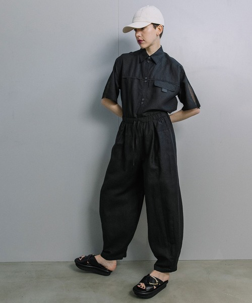 MARECHAL TERRE(マルシャルテル)の「コクーンパンツ(その他パンツ・レディース・ネイビー/カーキ/グレイッシュベージュ/ブラック・MEDIUM)」の13枚目の写真