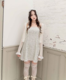 フラワーキャミミニワンピース