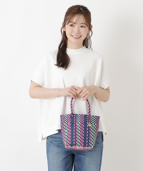 one'sterrace（ワンズテラス）の「TSL メルカドミニトート（トートバッグ・レディース・ブラック系8/ネイビー系5/ホワイト系9・99）」の17枚目の写真