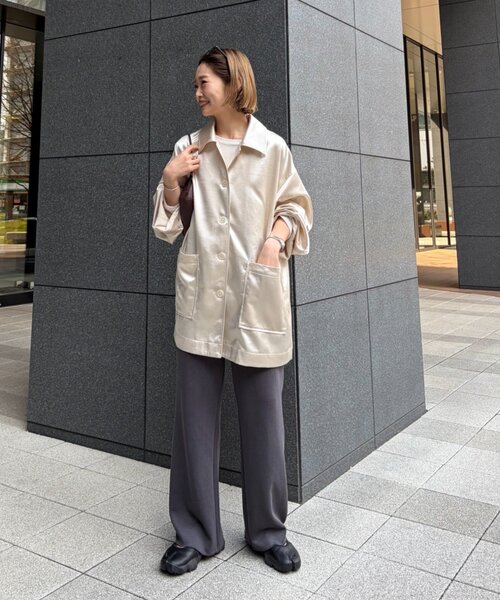 セール】【PON企画】ひんやりジャージーカットフレアパンツ（その他