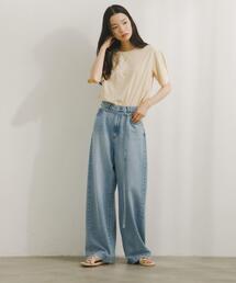 URBAN RESEARCH DOORS | Belted Light Denim(デニムパンツ)