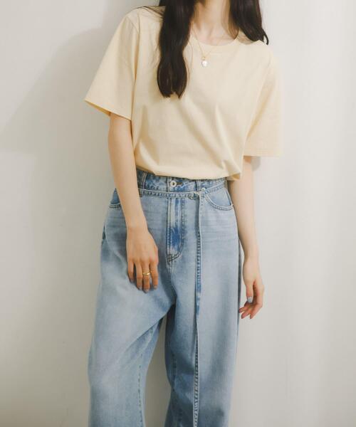 URBAN RESEARCH DOORS(アーバンリサーチドアーズ)の「Belted Light Denim(デニムパンツ・レディース・ライトインディゴブルー・MEDIUM/SMALL)」の3枚目の写真