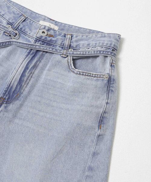 URBAN RESEARCH DOORS(アーバンリサーチドアーズ)の「Belted Light Denim(デニムパンツ・レディース・ライトインディゴブルー・MEDIUM/SMALL)」の8枚目の写真