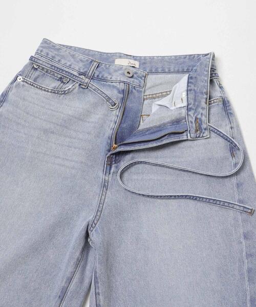 URBAN RESEARCH DOORS(アーバンリサーチドアーズ)の「Belted Light Denim(デニムパンツ・レディース・ライトインディゴブルー・MEDIUM/SMALL)」の10枚目の写真