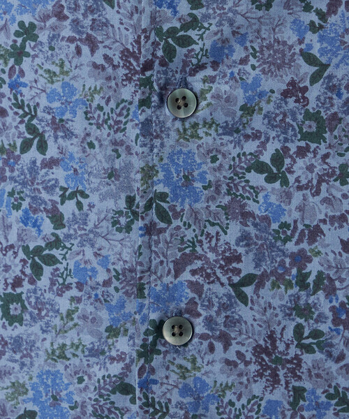 COMME CA MEN(コムサメン)の「かすれ花柄プリント 半袖シャツ(シャツ/ブラウス・メンズ・ネイビー/チャコールグレー・S/M/L)」の18枚目の写真