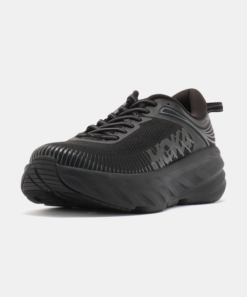 HOKA(ホカ)の「HOKA M BONDI 7 1110518-BBLC(スニーカー・メンズ・ブラック・26cm/26.5cm/27cm/28cm/27.5cm)」の2枚目の写真