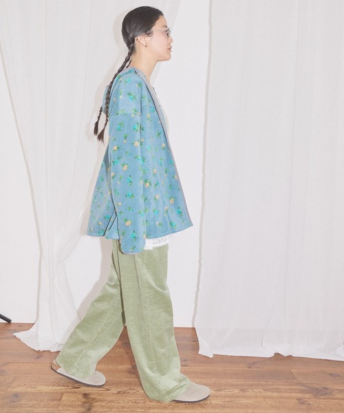 fig London(フィグロンドン)の「Rosie zip blouson(ブルゾン・レディース・ブラック/ブルー・FREE)」の10枚目の写真