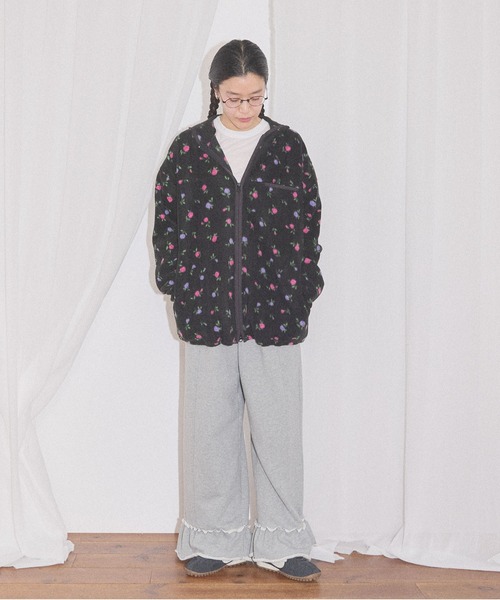 fig London(フィグロンドン)の「Rosie zip blouson(ブルゾン・レディース・ブラック/ブルー・FREE)」の20枚目の写真