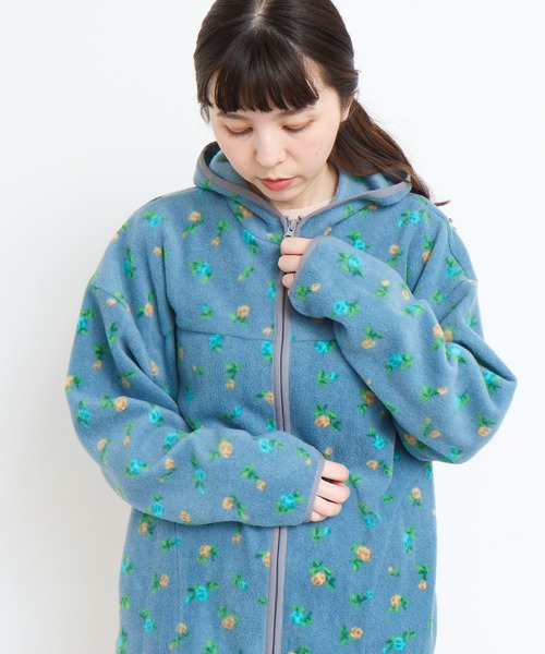 fig London(フィグロンドン)の「Rosie zip blouson(ブルゾン・レディース・ブラック/ブルー・FREE)」の17枚目の写真