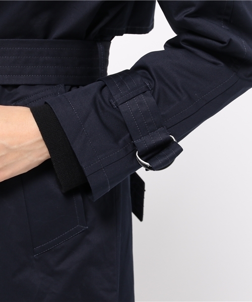 SLY(スライ)の「JANE TRENCH SHORT COAT(トレンチコート・レディース・ベージュ/ネイビー/カーキ・2/1)」の10枚目の写真