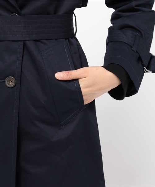 SLY(スライ)の「JANE TRENCH SHORT COAT(トレンチコート・レディース・ベージュ/ネイビー/カーキ・2/1)」の11枚目の写真