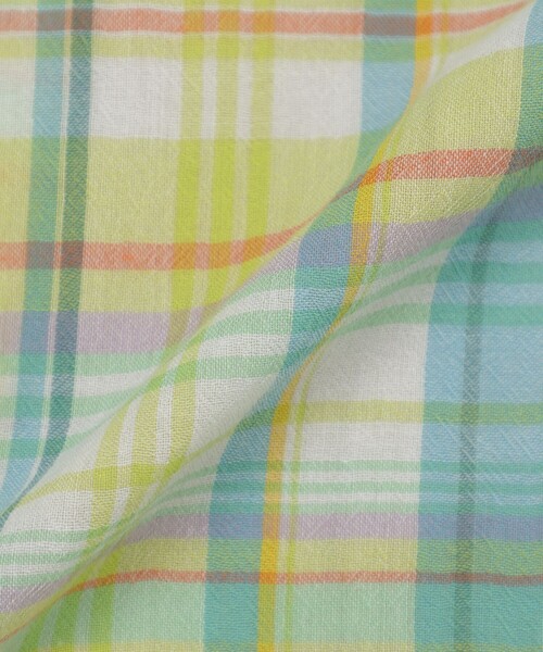 MACKINTOSH LONDON（マッキントッシュ ロンドン）の「【婦人画報6月号掲載】ハイツイストワッシャーブラウス（シャツ/ブラウス・レディース・グリーン/ベージュ/ブラック・38）」の13枚目の写真