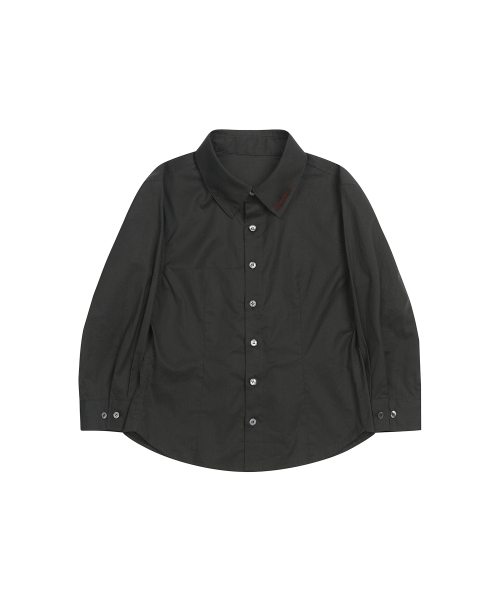 SECONDMONO（セカンドモノローグ）の「Three-quarter Sleeve Shirt [CHARCOAL]_SEWSH010CHARCOAL（シャツ/ブラウス・レディース・その他・F）」の5枚目の写真