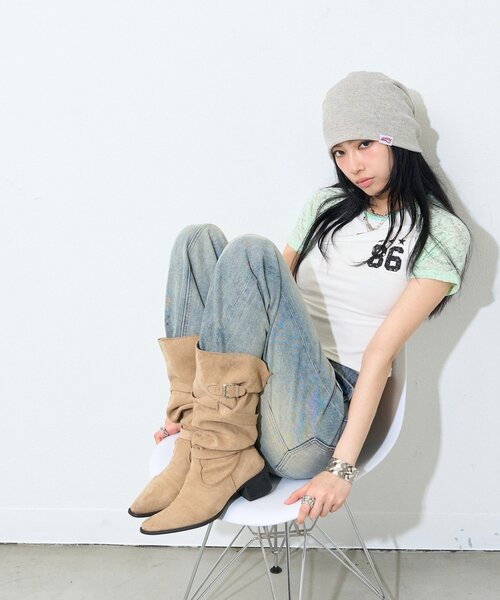 WHO'S WHO gallery(フーズフーギャラリー)の「【WEB限定】ラグラン袖レースナンバリングTEE(Tシャツ/カットソー・レディース・ブラック/ミント/オフホワイト・FREE)」の8枚目の写真