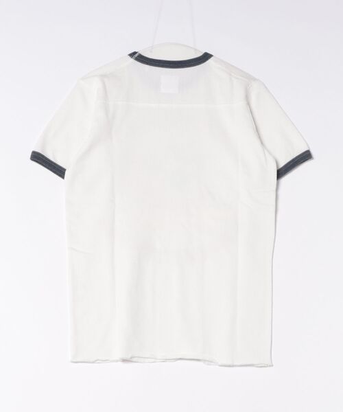 HOUSTON(ヒューストン)の「HOUSTON メッシュプリントTシャツ(FIGHT)(Tシャツ/カットソー・メンズ・オリーブドラブ/マスタード/オフホワイト・MEDIUM/X-LARGE/LARGE/XX-LARGE)」の4枚目の写真