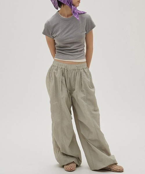 TODAYFUL（トゥデイフル）の「[TODAYFUL/トゥデイフル] コンパクト スムース ショートスリーブTシャツ（Tシャツ/カットソー・レディース・ピンク/グレー/キナリ・F）」の17枚目の写真