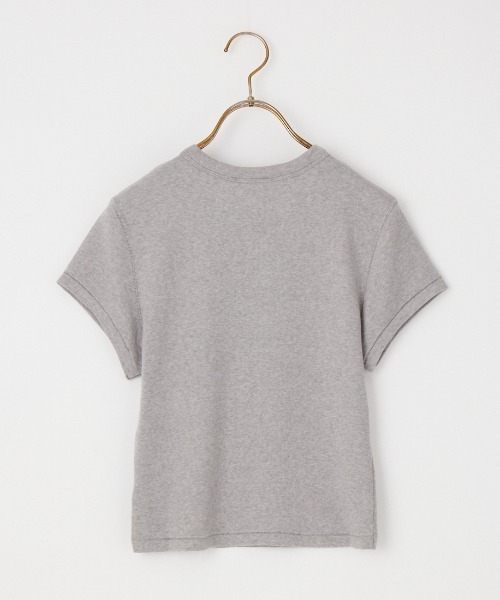TODAYFUL（トゥデイフル）の「[TODAYFUL/トゥデイフル] コンパクト スムース ショートスリーブTシャツ（Tシャツ/カットソー・レディース・ピンク/グレー/キナリ・F）」の7枚目の写真