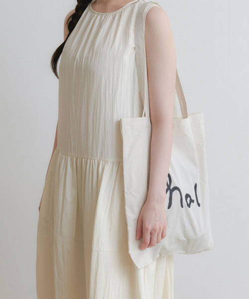 HALDEN(ハルデン)の「stitch logo daily eco bag (BA006_ivory)(エコバッグ/サブバッグ・レディース・その他・FREE)」の3枚目の写真