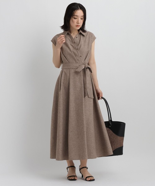 Andemiu(アンデミュウ)の「アシメボタンシャツワンピース1018054(ワンピース・レディース・チャコールグレー/ブラウン/ブルー・FREE)」の20枚目の写真