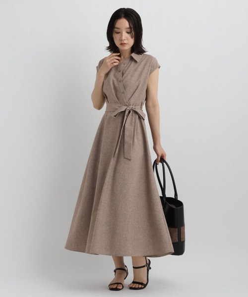 Andemiu(アンデミュウ)の「アシメボタンシャツワンピース1018054(ワンピース・レディース・チャコールグレー/ブラウン/ブルー・FREE)」の21枚目の写真