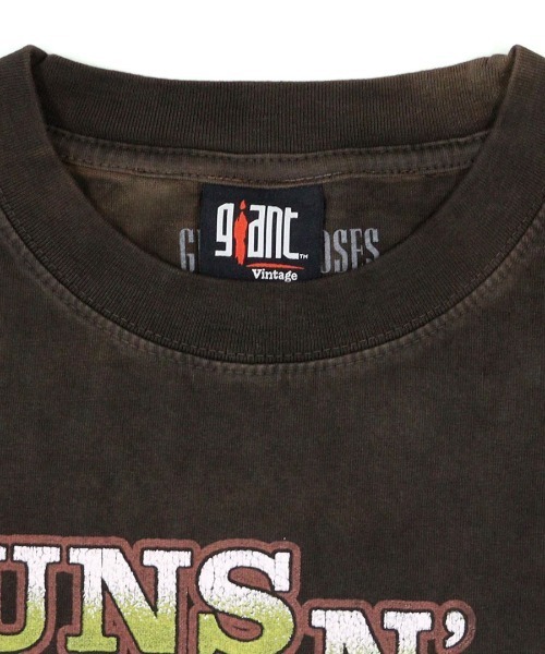 STYLISE（スタイライズ）の「【giant Vintage】GUNS N ROSES SKELTONS LIVE / ブラウン [12160760]（Tシャツ/カットソー・メンズ・ブラウン・M/L/XL）」の7枚目の写真