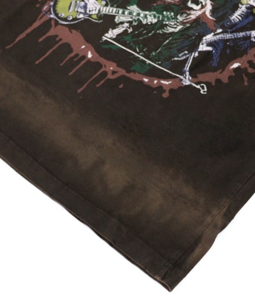STYLISE（スタイライズ）の「【giant Vintage】GUNS N ROSES SKELTONS LIVE / ブラウン [12160760]（Tシャツ/カットソー・メンズ・ブラウン・M/L/XL）」の5枚目の写真