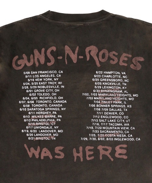 STYLISE（スタイライズ）の「【giant Vintage】GUNS N ROSES SKELTONS LIVE / ブラウン [12160760]（Tシャツ/カットソー・メンズ・ブラウン・M/L/XL）」の3枚目の写真