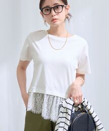 接触冷感】シルケットコットンベーシックTシャツ 【低身長・小柄女性