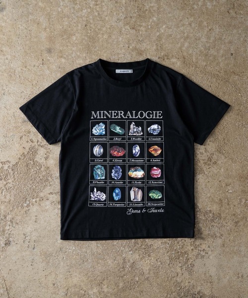 ADAMASTE(アダマスト)の「Vintage Like Mineral Graphic T-Shirt - ヴィンテージライクミネラルグラフィックTシャツ(Tシャツ/カットソー・メンズ・ホワイト/ブラック・MEDIUM/LARGE)」の12枚目の写真