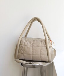 予約商品】バッグ（ベージュ系・キルティング）ファッション通販