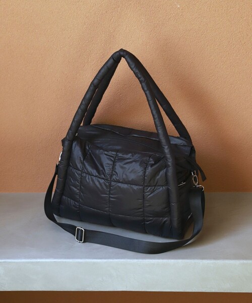 OUTDOOR PRODUCTS(アウトドアプロダクツ)の「OUTDOOR PRODUCTS/アウトドアプロダクツ × Firsthand 別注 ライトキルト 2WAYトートバッグ(トートバッグ・レディース・ピンク/ブラック/ベージュ・ONE SIZE)」の21枚目の写真