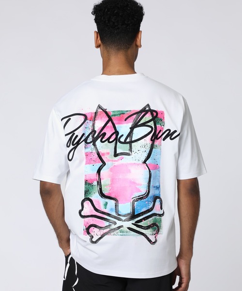 Psycho Bunny(サイコバニー)の「ポップアート バックプリントTシャツ(Tシャツ/カットソー・メンズ・ブラック/ホワイト・SMALL/MEDIUM/LARGE/X-LARGE)」の4枚目の写真