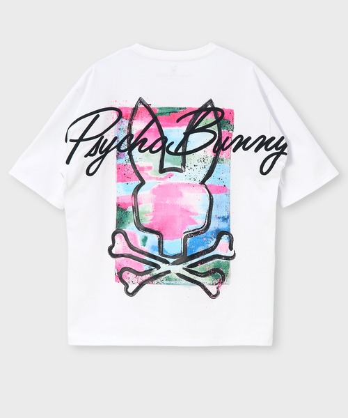 Psycho Bunny(サイコバニー)の「ポップアート バックプリントTシャツ(Tシャツ/カットソー・メンズ・ブラック/ホワイト・SMALL/MEDIUM/LARGE/X-LARGE)」の7枚目の写真