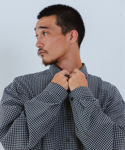 THE BOLDMAN（ザ ボールドマン）の「Loose Wide Shirts / ルーズワイドシャツ（シャツ/ブラウス・メンズ・ブルー/ホワイト/ブラック/ピンク・LARGE/MEDIUM）」の6枚目の写真