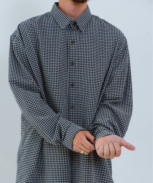 THE BOLDMAN（ザ ボールドマン）の「Loose Wide Shirts / ルーズワイドシャツ（シャツ/ブラウス・メンズ・ブルー/ホワイト/ブラック/ピンク・LARGE/MEDIUM）」の8枚目の写真