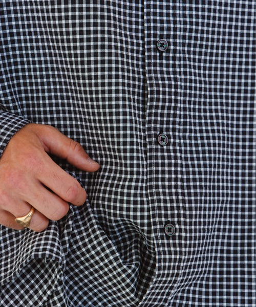 THE BOLDMAN（ザ ボールドマン）の「Loose Wide Shirts / ルーズワイドシャツ（シャツ/ブラウス・メンズ・ブルー/ホワイト/ブラック/ピンク・LARGE/MEDIUM）」の9枚目の写真